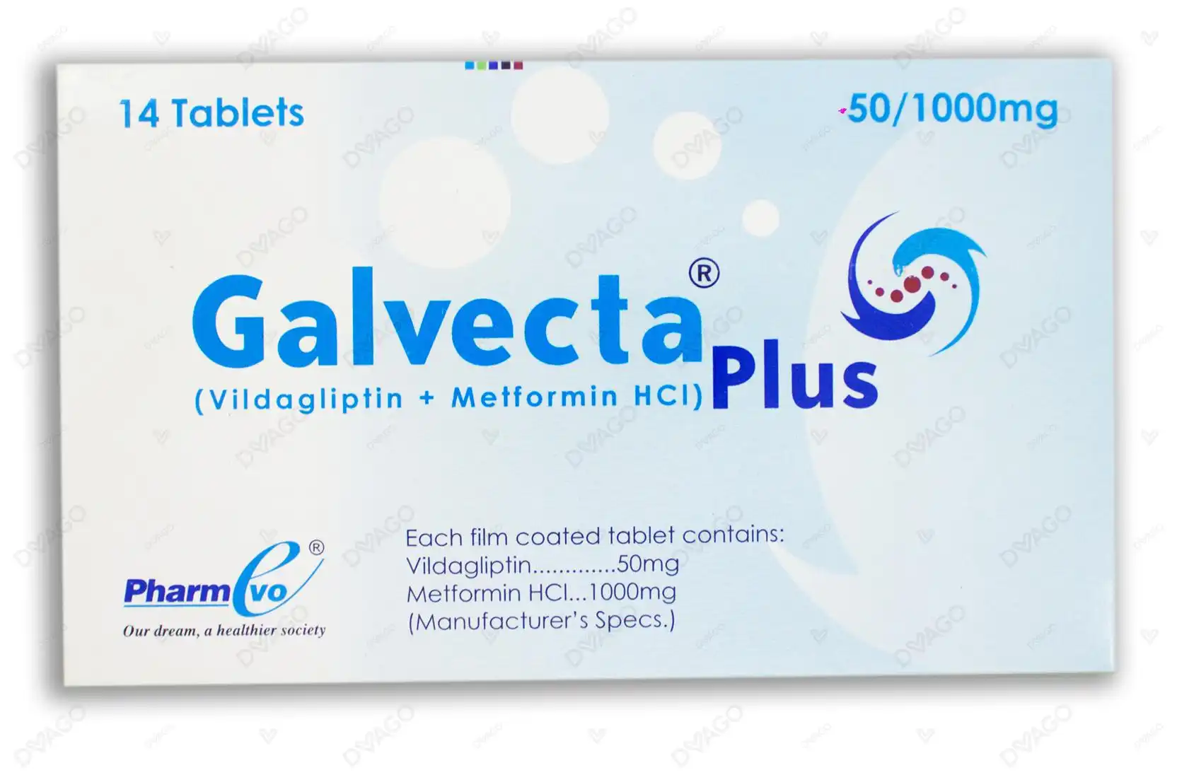 Galvecta Plus Tablets 50mg/1000mg